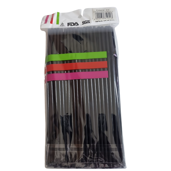 FDA Plastic Flexible Straws 100s-13x22cm