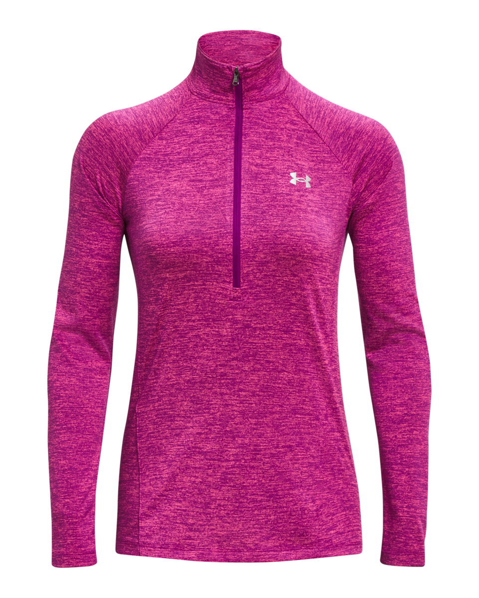 Under Armour Women's Tech Twist 1/2 Zip Purple Shop Today. Get it