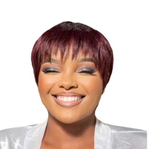 99J Human Hair Short Pixie Wig.