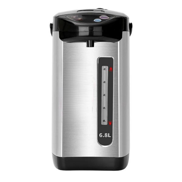 Large 6.8L 750W Electric Water Urn - Fast, Safe, Stainless Steel