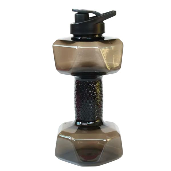 Wardrobenthings Boujee Dumbbell Shaped Gym Fitness Water Bottle 2.6 L