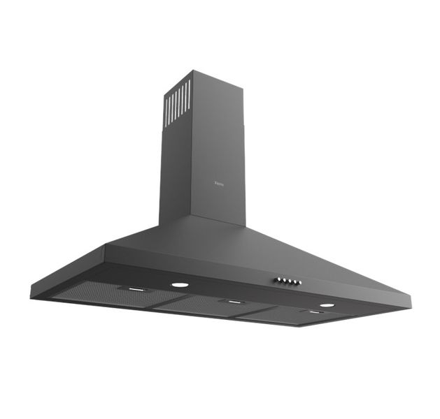 Ferre 90cm Matt Black Slim Pyramid Hood- D004 Matt Black