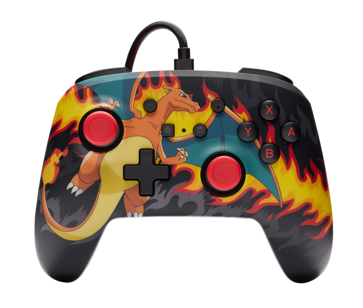 PowerA Enhanced Wired Controller for Nintendo Switch - Charizard Firestorm