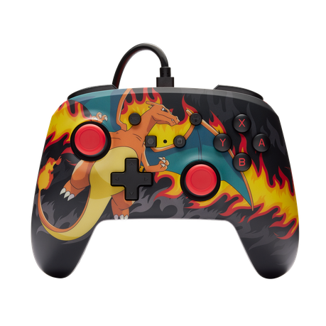 PowerA Enhanced Wired Controller for Nintendo Switch - Charizard Firestorm Image
