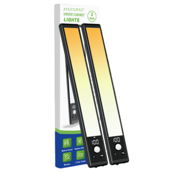 Under Cabinet Lights 3 Modes 3 Brightness Motion Sensor 2 Pack