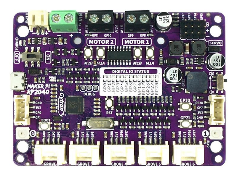 Cytron (MAKER-PI-RP2040) Raspberry Pi Board, RP2040, 32 Bit, ARM Cortex-M0+