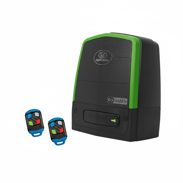 Centurion 12VDC Sliding Gate Motor with 2 TX4 Remote Controls