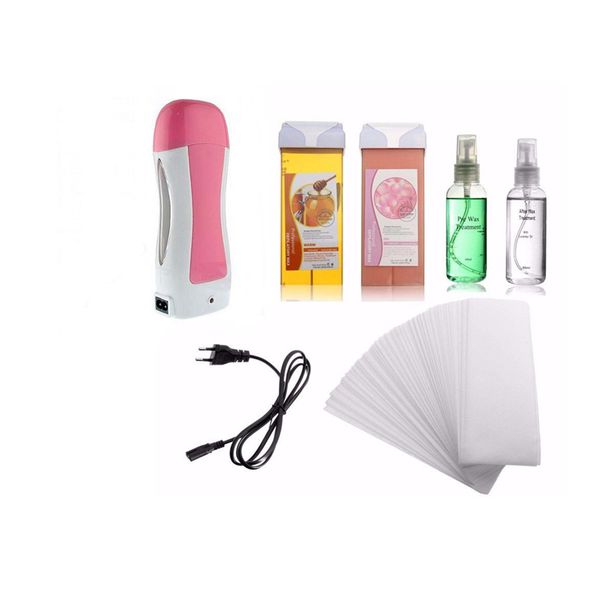 Single Depilatory Wax Warmer Kit - Roll-On Hair Removal Heater