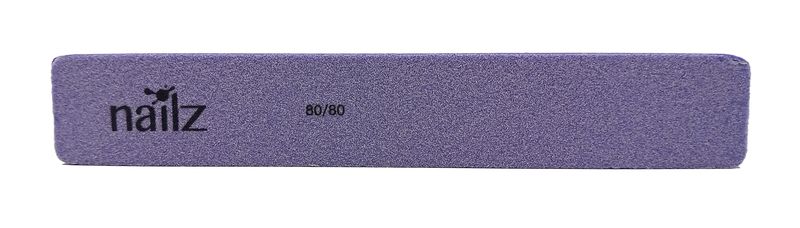 Sponge File - Square Purple 80/80 - NAILZ x 5