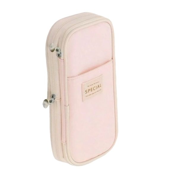 Large Storage Pencil Pen Case Bag with Zipper Big Capacity Pouch Organizer
