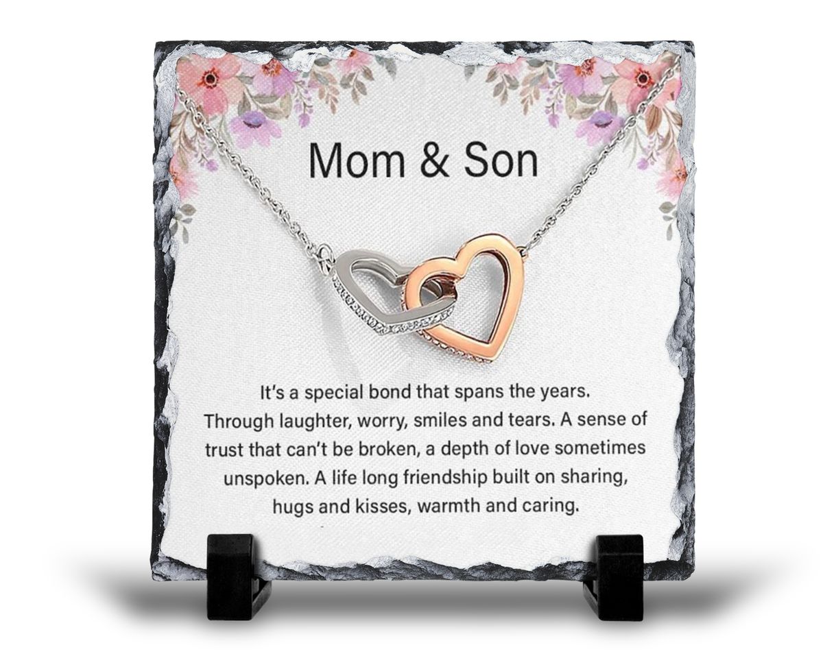 Mom Son Birthday Christmas Mother S Day For Her V2 Gift Rock Slate