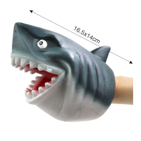 Marionnette Requin Main Réaliste En Caoutchouc Souple - Pour Enfants Adultes, Jeux, Farces, éducation