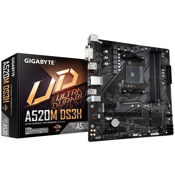 GIGABYTE AMD A520M-DS3H for 3rd Generation AMD Ryzen Processors