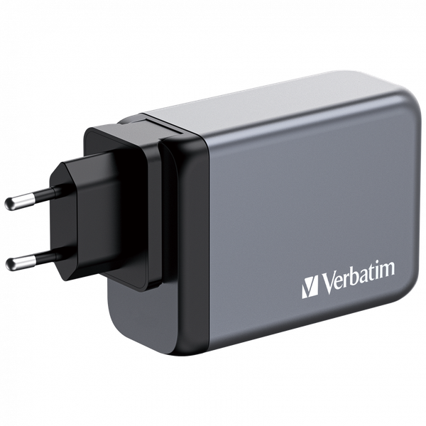 Verbatim GNC-240 Gan Charger 240w with | 3 X Usb-C | 1 X Usb-a Qc 3.0