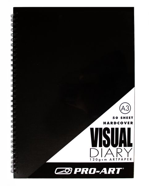 Pro-Art A3 Hardcover Visual Diary 120gsm - 50 Sheets