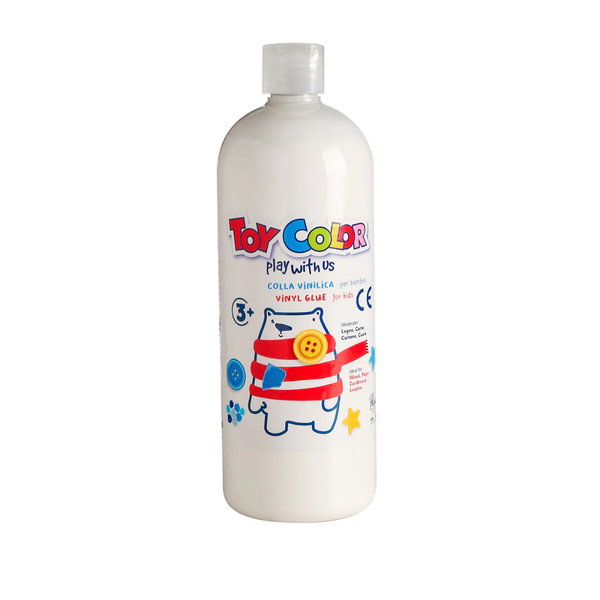 Toy Color - Vinyl Glue for Kids - Clear Drying - 1000ml