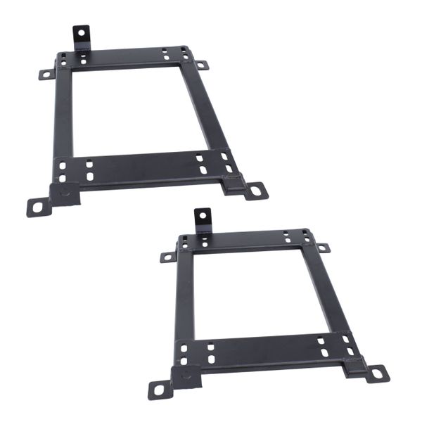 Racing Seat Brackets Compatible with BMW F30 3 Series - Set - Black