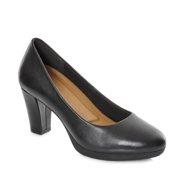 Green Cross Women High Heel Leather Platform