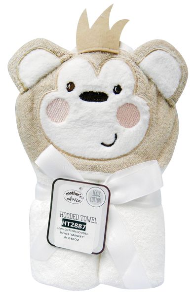 Mothers Choice 100% Cotton Hooded Towel - Bunny