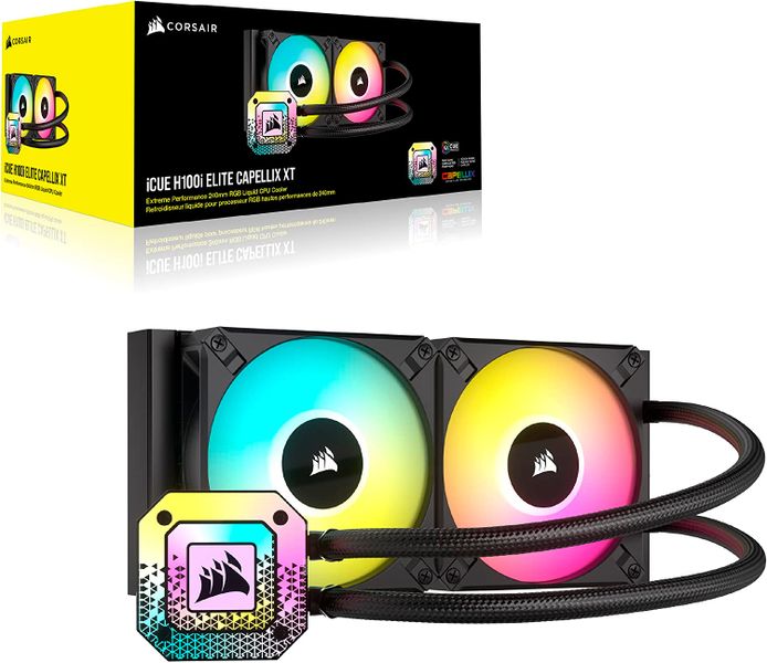 Icue H100I Elite Capellix Xt Liquid Cpu Cooler image