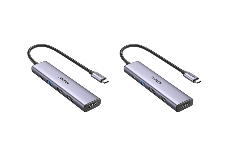 UGREEN Revodok 5-in-1 Type-C Hub | 4K HDMI | Type-C|USB3.0/USB2.0 Pack of 2