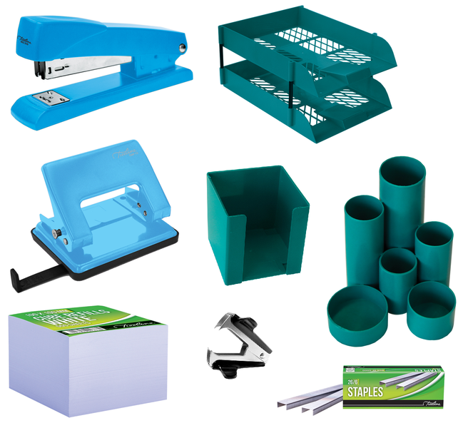 Treeline Letter Tray Combo Stationery Set - Blue