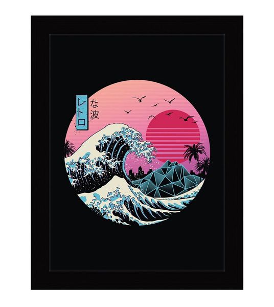 Vincent Trinidad (The Great Retro Wave) Framed Collector Print 40cm x 30cm