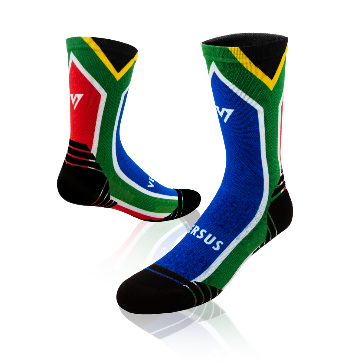 Versus South African Flag Active Crew Socks Shop Today Get It 