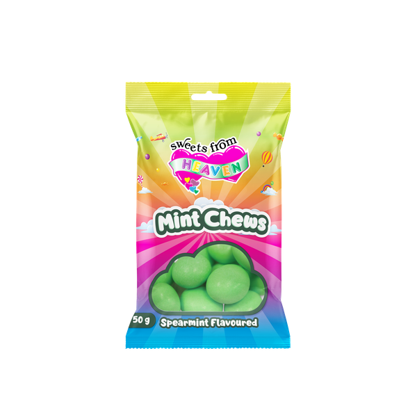 8 Pk | Sweets from Heaven | Mint Chews | 50g | Sweets &amp; Chocolate Hampers