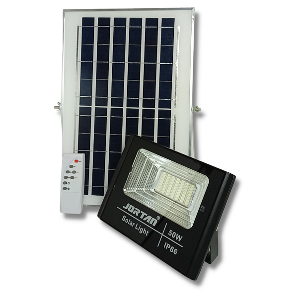 50W Jortan Solar Rechargeable Flood Lamp