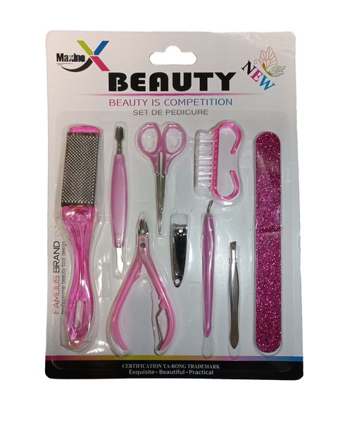 9-Piece Manicure &amp; Pedicure Kit with Extras