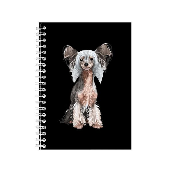 Chinese Crested A5 Notebook Spiral Lined Trendy Notepad Dog Idea 333