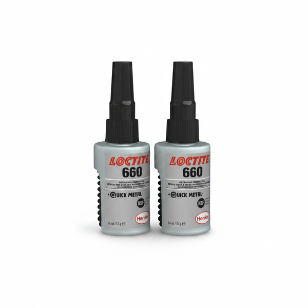 Loctite Quick Metal - Hi Strength Gap Filler 50ml Tube - 2 Pack