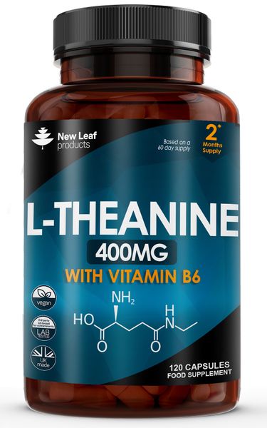L-Theanine High Strenth Capsules 2 Month Supply-Calm, Focus &amp;Stress Support