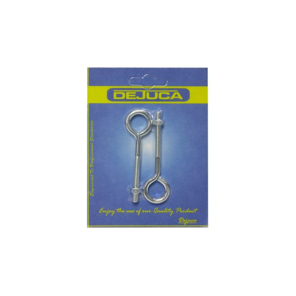 Dejuca - Eye Bolt with Nut - 5mm X 75mm - 2/pkt - 5 Pack