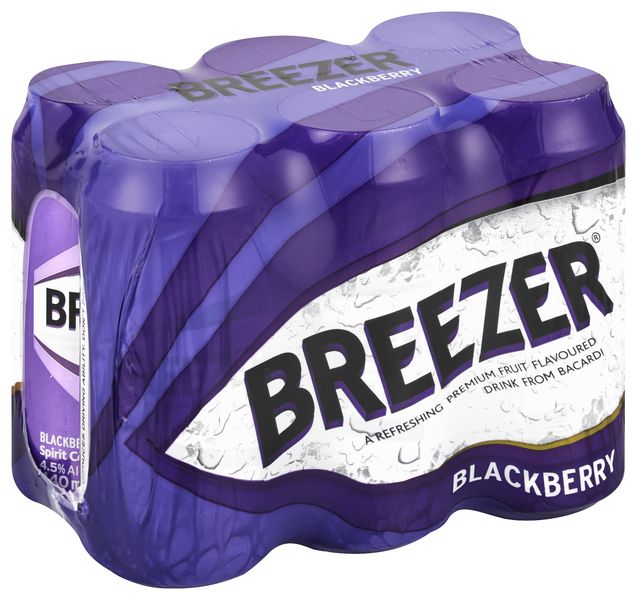 Breezer Blackberry 6 x 440ml Cans