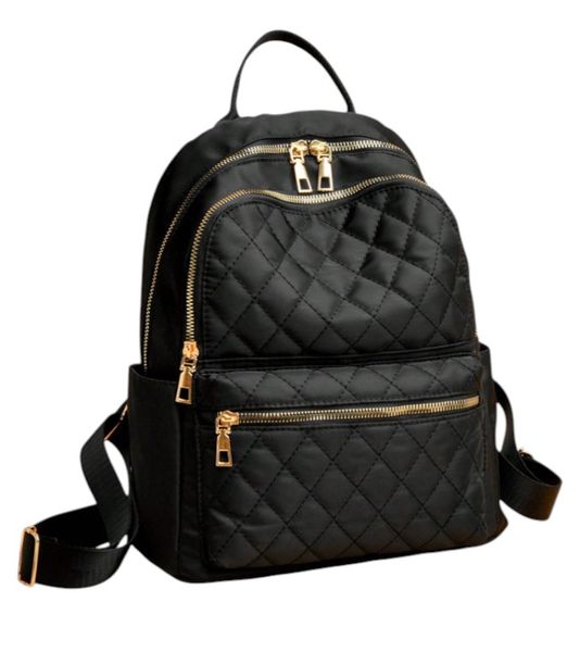 Preppy Classic Design BackPack For Women - Black