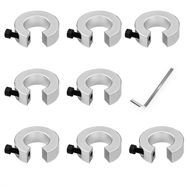 8Pcs SBR20 Linear Rail Stop Collars Aluminum Alloy