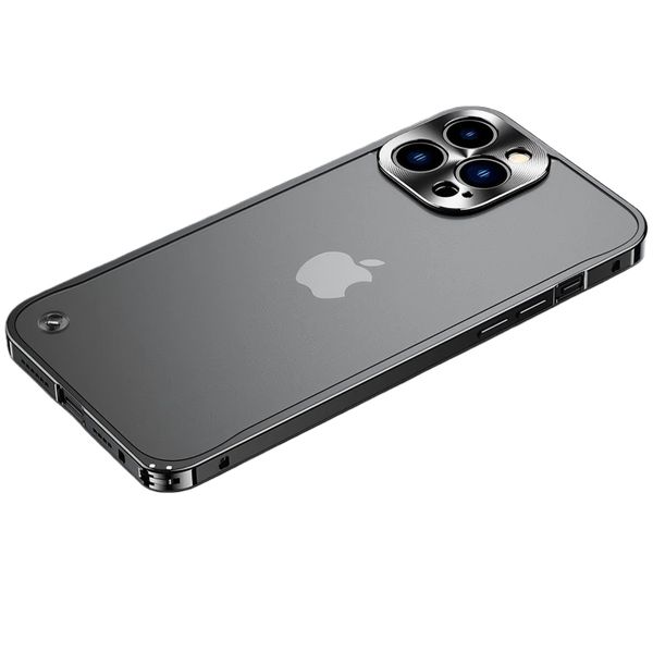 Metal Frame Protection Cases Compatibility With iPhone 16/17 Pro Max Plus