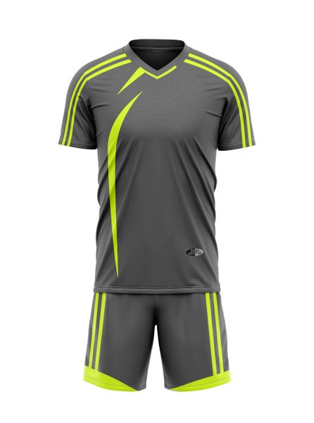 Ronex RC-721 Soccer Kit Combo Charcoal/Lime (Youth)