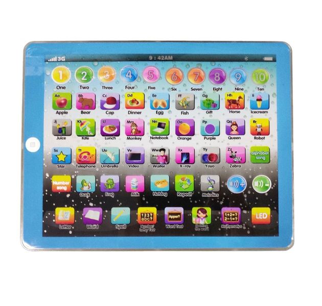 Kids Learning Pad, Alphabets Music Electronic Educational Tablet Toy