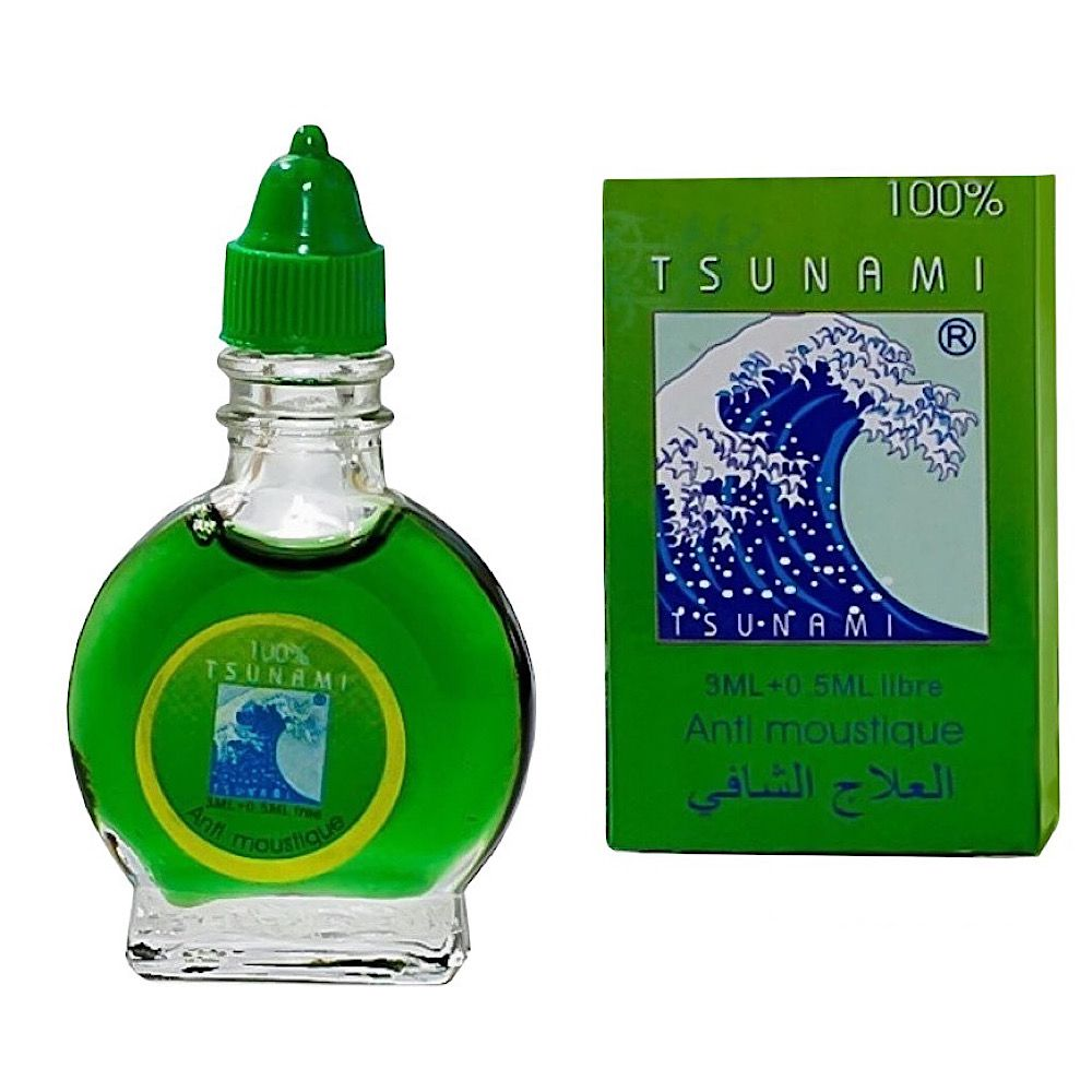 Tsunami Ointment 3ml For Flu Colds Headaches Mosquito Itch 60 Piece 