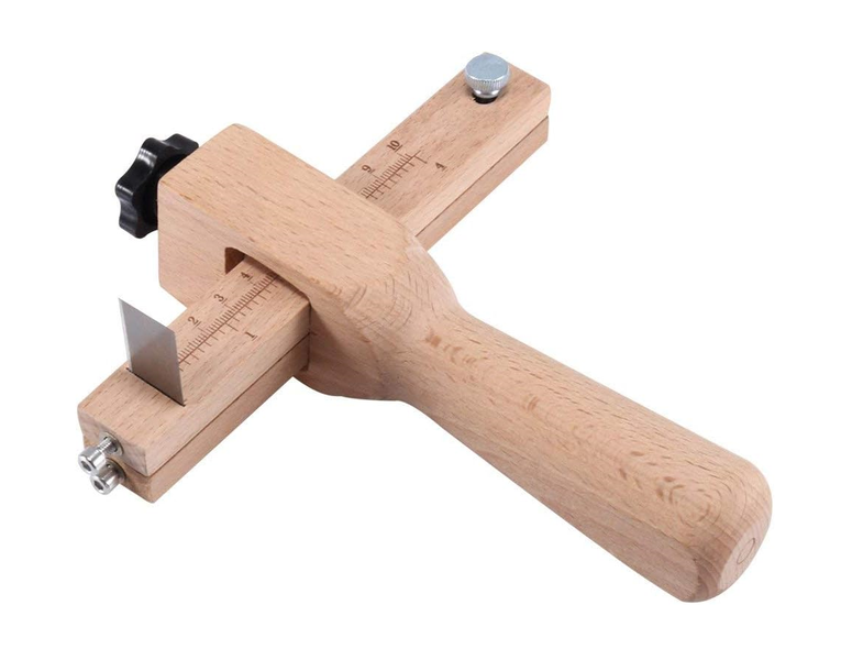 Leather Craftool Strap Cutter Hand Wooden DIY Cutter Strap Tool