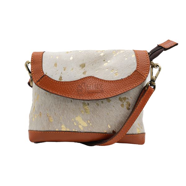 Minx Genuine Leather Luxe Collection Slingbag