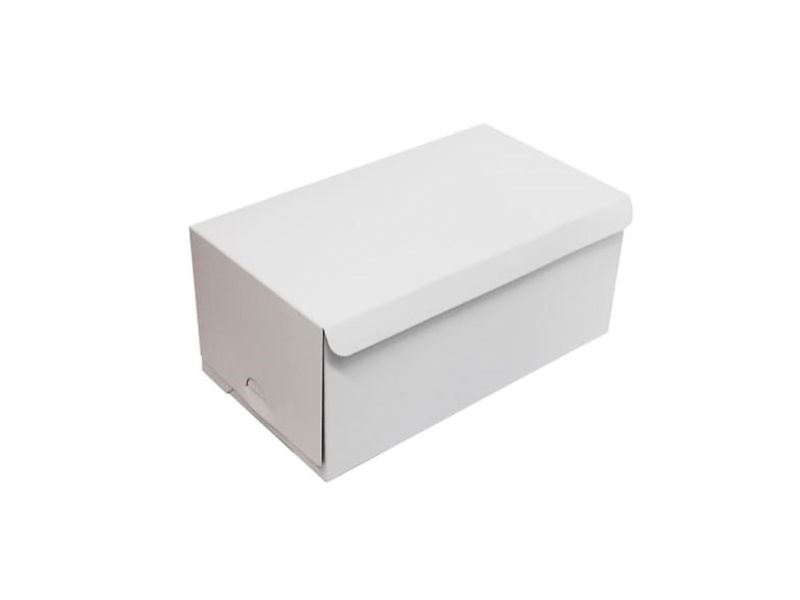 Cake or Takeaway Box - 250 Units - White - 9 x 5 x 4