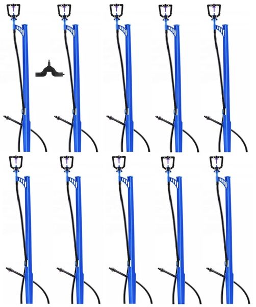 360 Degree Misting Nozzles With 40 cm Stakes complete kit - Pack of 10