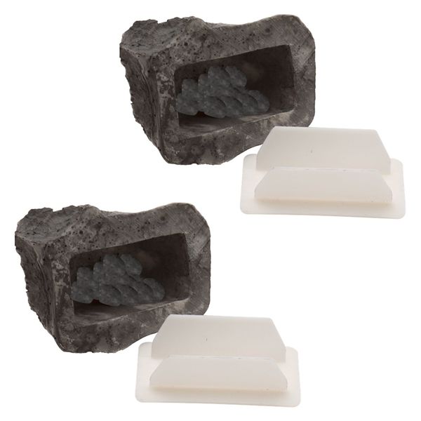 Home Hide-a-Key Realistic Looking Rocks Set of 2 - 10cm