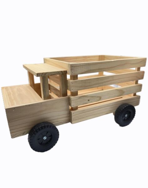 Wooden Toy Storage Truck