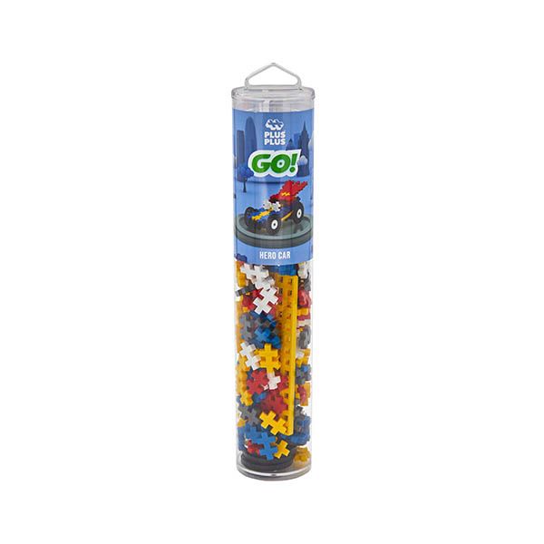 Plus Plus Color Cars Hero - 200 Piece Tube