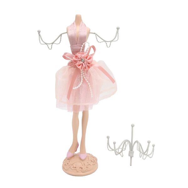Elegant Dress Jewelry Stand - Necklace/Ring Holder